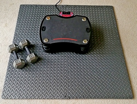 VT003F on exercise mat